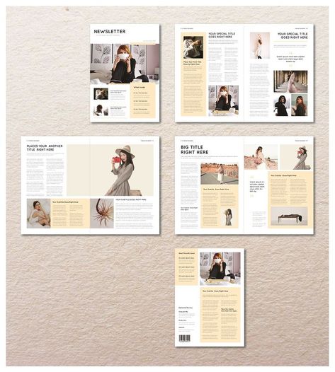 Indesign Newsletter is professional, fresh and clean InDesign template. It is for designers working on newsletter or based on the projects. It’s available in 8 pages A4 & US Letter sizes. Each page features unique layouts with strong, contemporary typography. This template will suit for nature, interior, corporate, fashion, food, product architecture etc. Layout Design, Corporate Design, Newsletter Layout, Newsletter Design Layout, Newsletter Design, Newsletter Design Print, Newsletter Design Templates, Newsletters, Newsletter Templates