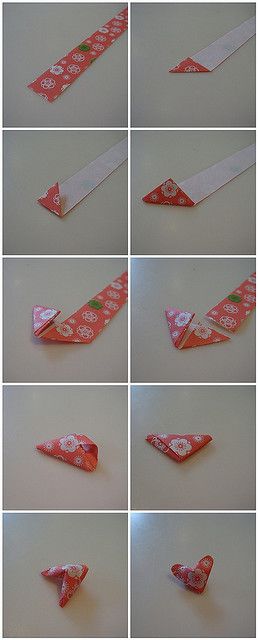 How to fold puffy paper hearts! Yay! Something new to do at church! Quilling, Diy, Paper Crafts, Origami, Origami And Kirigami, Diy Origami, Origami Crafts, Origami Paper, Origami Heart