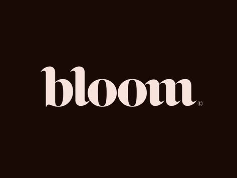 Bloom logo for Bloom Clothing Bloom Logo Design Ideas, Bloom Logo Design, Bloom Logo, Spring Logo, Colorful Logo Design, Logo Design Love, Flowers Logo, Coffee Logo, Branding
