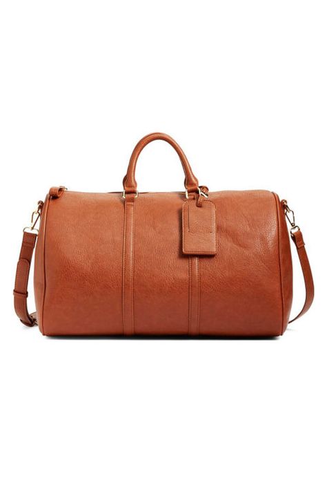 This is not your ordinary gym duffel... Sole Society Cassidy Faux Leather Duffel Bag Nordstrom, Wardrobes, Ideas, Nordstrom Anniversary Sale, Accessorize, Leather Duffle, Leather Duffel, Leather Duffel Bag, Access