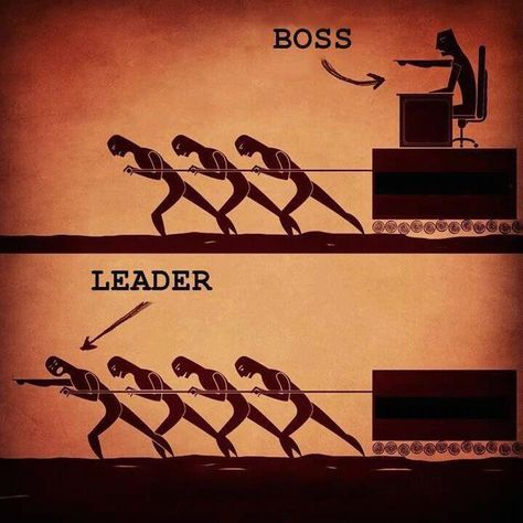 A repost no doubt, but the best and simplest way I have ever seen this explained. - Imgur Motivation, Coaching, Leadership, Humour, Leadership Quotes, Boss Vs Leader, Business Leader, Boss And Leader, Leader