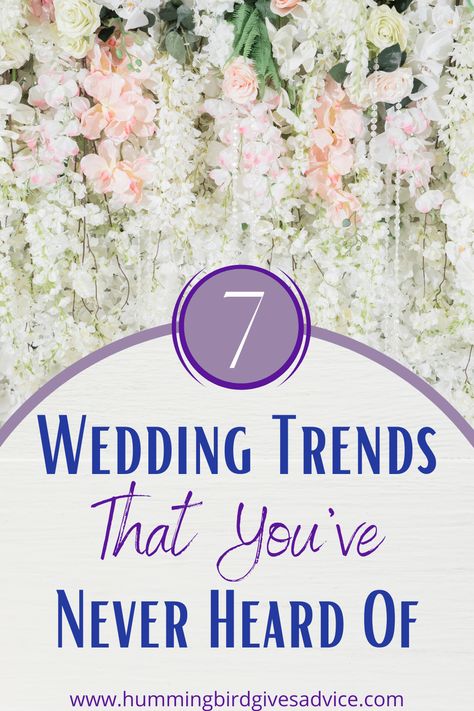 This post is all about wedding trends you've never heard of! From what couples are doing at their wedding ceremony, to how they are finding ways to make their wedding reception super special, wedding trends are emerging all the time. In this post you'll be inspired for your wedding, and may even want to try out one of these new trends! // wedding planning // brides // grooms // traditional wedding // wedding trends to try // DIY wedding // ceremony // photography // reception // dancing // looks Wedding Games, Wedding Ceremony Ideas, Wedding Advice, May Weddings, Wedding Traditions Unique, Wedding Reception Games, Wedding Wows, Unique Wedding Receptions, Fun Wedding Trends