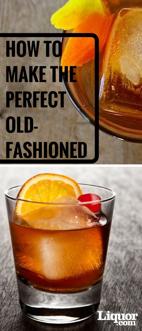 Alcohol, Whiskey Old Fashioned, Bourbon Drinks, Bourbon Old Fashioned, Whiskey Drinks, Old Fashioned Drink, Alcohol Drink Recipes, Old Fashioned Cocktail, Drinks Alcohol Recipes