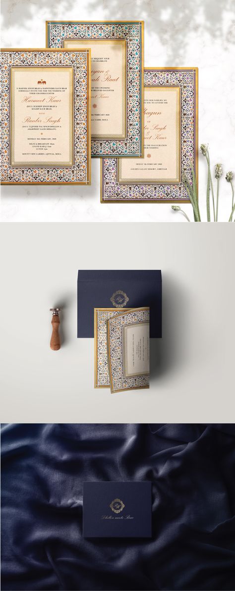 Best of both worlds for a traditional but modern Indian wedding. The wedding invitation (or engagement invitation) is elegant, timeless and vintage. The design is inspired by Arabic or Indian floral creating an elegant border around the wedding invitation design. #indowestern #weddinginvitation #printdesign #traditionalinvitation #indianinvitation #punjabiinvitation #intricateborder #elegant Design, Invitation Design, Vintage, Invitations, Wedding Invitation Design, Floral, Engagements, Indian Wedding Invitations, Indian Invitations