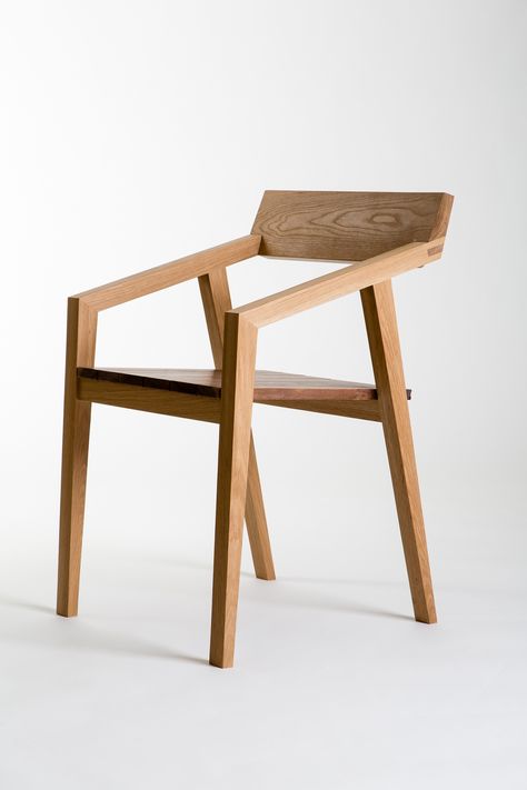 Chair in Oak and Walnut. Photos: Richard Ivey Wood Chair Design, Wood Furniture, Chair Design Wooden, Furniture Design Chair, Furniture Design Wooden, Chair Design, Wood Chair, Wooden Chair, Plywood Furniture