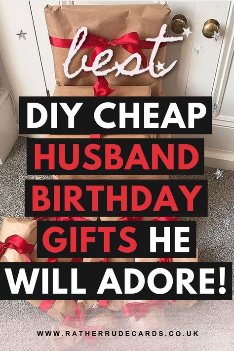 DIY creative romantic husband gift ideas for him Ideas, Crafts, Valentine's Day, Diy, Gifts For Husband, Husband Gifts, Husband Birthday Presents, Husband Birthday Surprise, Husband 30th Birthday