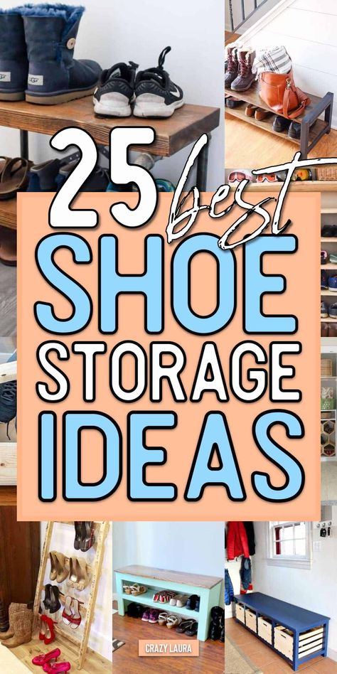 Camper, Ideas, Organisation, Diy, Shoe Organization Diy, Shoe Storage Hacks, Diy Shoe Organization, Diy Shoe Storage, Storage For Shoes