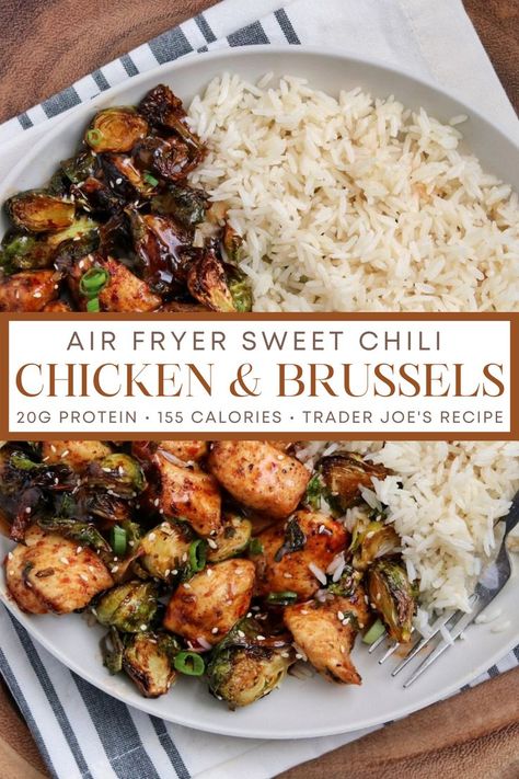 Sweet Chili Chicken, Green Chef, Healthy High Protein Meals, Trader Joes Recipes, Chili Chicken, Air Frier Recipes, Macro Meals, Health Dinner, Holiday Menus