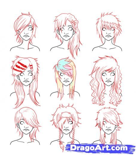 How I do scene hair (attempted to draw this!) Scene Hair Reference, Scene Poses Drawing, Scene Hair Drawing Reference, Back Of Hair Drawing, Cool Hair Reference, Goth Hair Drawing Reference, Hair Style Sketches, How To Draw Scene Hair, How To Draw Locks Of Hair