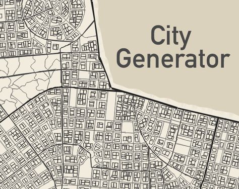 Town Map, Building Map, City Generator, Village Map, Worldbuilding, Modern Map, Urban Mapping, Map Design, City Maps Design