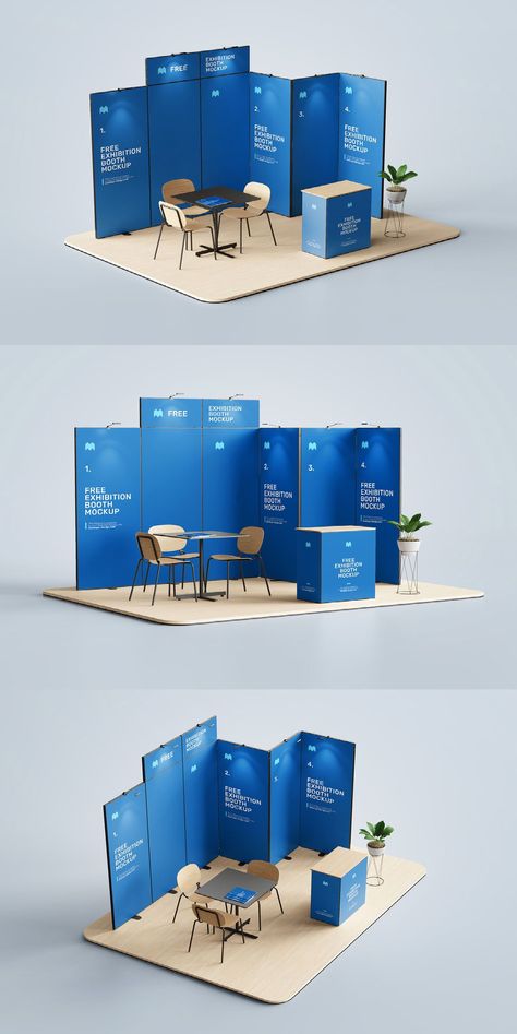 If you're designing an exhibition booth, this mockup can help you visualize how your design is going to look realistically. Download the free mockup now! Trade Show Booth Design, Web Design, Booth Design Exhibition, Booth Design, Creative Booths, Tradeshow Display Design, Event Booth Design, Tradeshow Booth, Trade Show Display