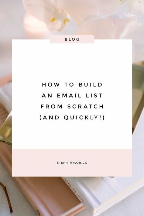 How exactly do you build an email list from scratch?  Is it as simple as just adding a box to your website and asking people to sign up for your newsletter?  No, it’s not. Here is how to build an email list for your business. #emailmarketing #listbuilding #emaillist Instagram, Business Tips, Motivation, Layout, Online Jobs, Email List Growth, Business Emails, Email List Building Strategies, Email Marketing Lists