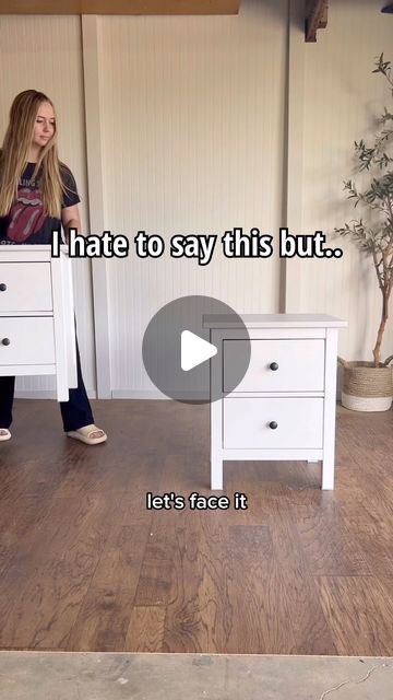 Breeya Shade on Instagram: "I had no idea this set of IKEA nightstands would have such a big impact on my life this year! 

I posted this video in May 2023 and wasn’t super excited about it. I didn’t think this makeover was all that great and just expected the video to do average. Little did I know it was going to blow up my account and bring in over 60k followers  and pus several other of my videos to go viral too 😅 

 My encouragement to you is this: if  you are wanting to grow your account, keep posting! You never know what is going to go viral and change the course of your business 🤍" Videos, Diy, Ikea Hacks, Instagram, Ikea, Ikea Hack Nightstand, Ikea Must Haves, Ikea Nightstand Hack, Nightstand Hack