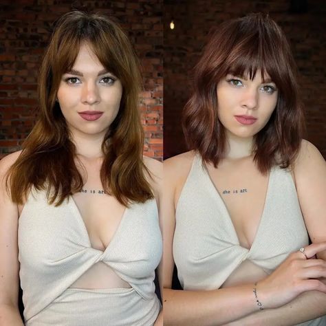 Discover 25 Trendy Choppy Layered Bob for Thick Hair Choppy Bob For Thick Hair, Long Bob Blonde, Bob Hairstyles For Thick, Choppy Hair, Haircut For Thick Hair, Short Hair With Layers, Layered Haircuts, Choppy Layers, Subtle Blonde Highlights