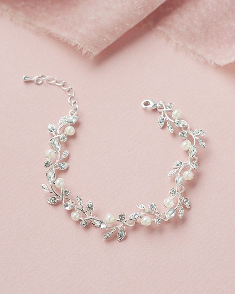 Bijoux, Prom, Flora, Bracelets, Pearl Bracelet Wedding, Crystal Bridal Bracelet, Bridal Bracelet Pearl, Pearl Bracelet, Pearl Jewelry Wedding