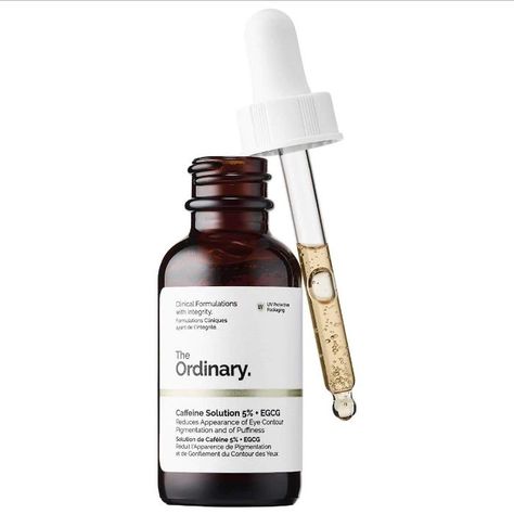 The Ordinary Caffeine Solution 5% + EGCG Pat Mcgrath, Serum, The Ordinary Caffeine Solution, The Ordinary Products, Anti Aging Ingredients, The Ordinary Skincare, Clinique, Skincare Products, Skin Care Regimen