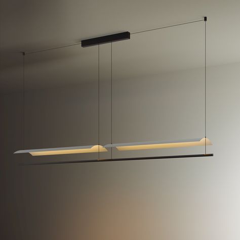 Simplicity And Optimal Light Diffusion Define Antoni Arola’s Lámina Pendant Lamps - IGNANT Design, Santa Cole, Madera, Luz, Olivos, Lamp, Arquitetura, Deco, Haus