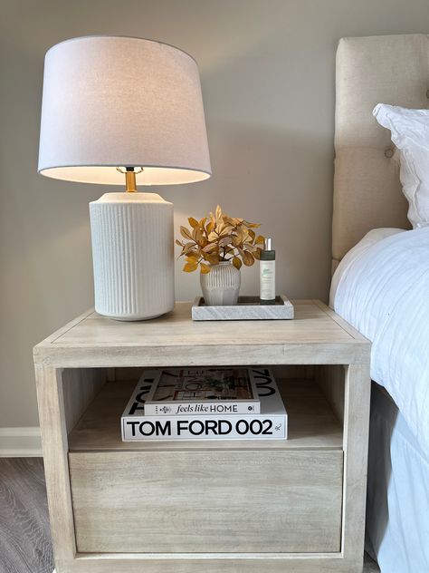 Home, Chic Bedside Table, Nightstand Styling Bedside Tables, Nightstand Styling, Bedside Table Styling, Bedside Table Inspiration, Bedside Table Decor Ideas, Night Stand Decor Bedside Tables, Nightstand Ideas