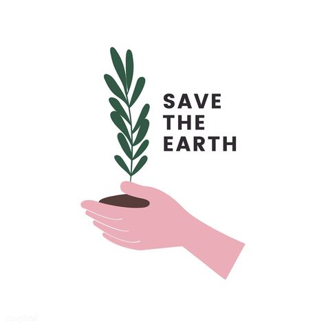 Save the earth and go green icon | free image by rawpixel.com Save The Planet, Save Our Earth, Save Earth, Save Planet Earth, Go Green, Earth Quotes, Save, Earth Month, Our Planet
