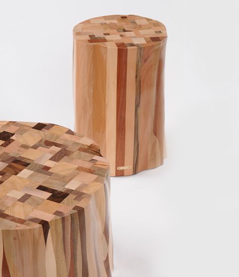 The wake furniture collection. Functional furniture made from scrap pieces of timber. Lovely. Woodworking, Recycled Timber Furniture, Salvaged Wood, Wood Furniture, Wood Chair, Wood Logs, Wood Scraps, Wooden Chair Plans, Wooden Chair