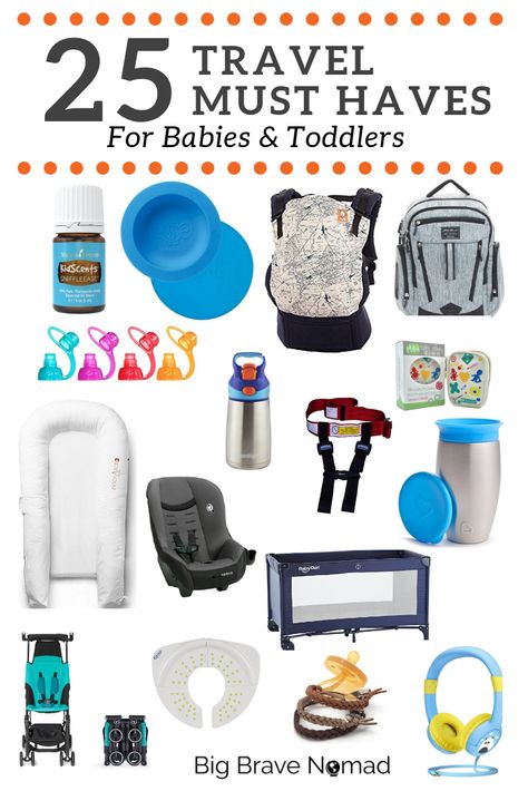 Get ready to travel with your baby or toddler or both! We have compiled the complete list of baby essentials when hitting the road. Travel easier and with peace of m ind as you NAVIGATE the world with these helpful products! #travelwithkids #familytravel Baby Essentials, Trips, Baby Essential List, Toddler Travel, Traveling With Baby, Toddler Essentials, Travel Crib, Travel With Kids, Baby Toddler
