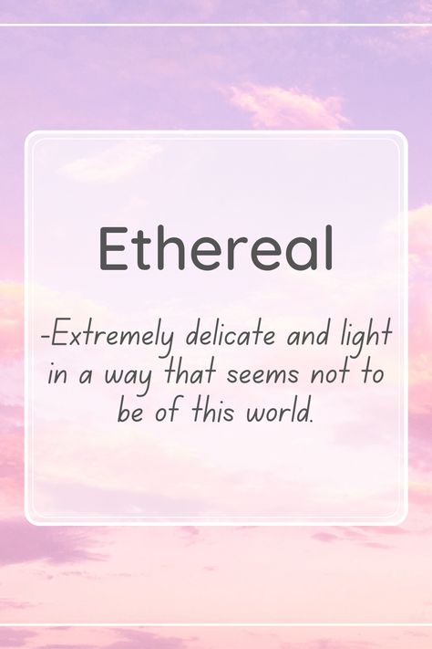 Ethereal - Here are 10 positive words that will uplift your mood. It also comes with its own inspiring and beautiful aesthetic meaning. You can use it for wallpaper and encouragement to yourself. So check out the blog to see it yourself. Motivational Quotes, Motivation, Quotes, Ideas, Positive Quotes, Positive Words, Uplift, Ethereal Meaning, Single Words