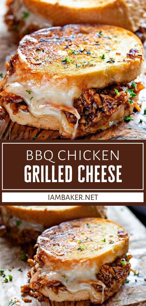 Sandwiches, Brunch, Grilled Chicken, Bbq Chicken Sliders, Grilled Bbq Chicken, Bbq Chicken, Barbeque Recipes, Grilled Cheese, Easy Dinners For One