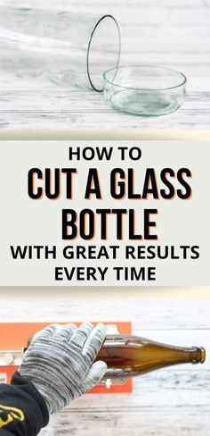 Upcycled Crafts, Upcycling, Cutting Glass Bottles, Glass Bottle Diy Projects, Diy Glass Bottle Crafts, Glass Bottle Diy, Glass Bottle Cutter, Diy Bottle, Glass Bottle Crafts
