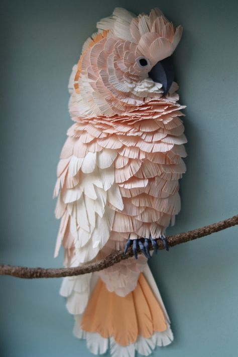 Bird Sculpture, Bird Art, Paper Birds, Paper Sculptures, Paper Sculpture Art, Animal Art, Sculpture, Paper Texture, Paper Artwork