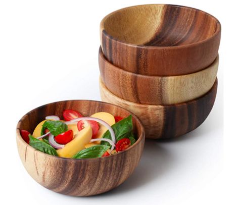 Wooden Salad Bowl, Wood Salad Bowls, Plates And Bowls, Serving Bowls, Bowl Set, Dinnerware Sets, Wooden Bowls, Wooden Dishes, Salad Bowls Set