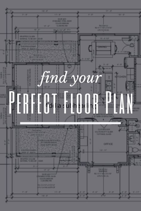 Finding Your Perfect Floor Plan for Your New House - Down Leah's Lane Interior, House Floor Plans, Design, House Plans, Floor Plans, Diy, Organisation, Modern Farmhouse Floorplan, Build Your Dream Home