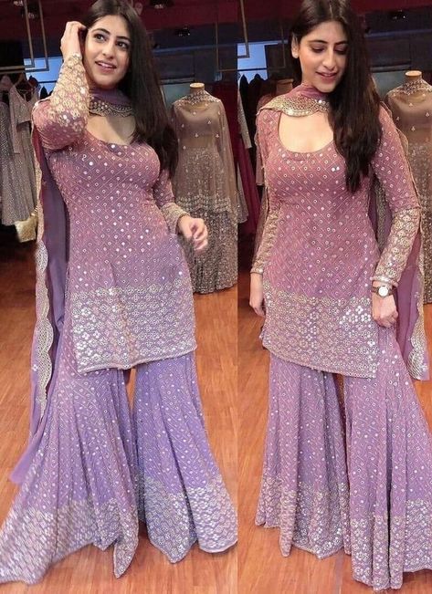 India, Design, Party Wear Indian Dresses, Designer Dresses Indian, Indian Dresses Traditional, Anarkali Dress Pattern, Indian Fashion Dresses, Dress Indian Style, Sharara Designs For Wedding