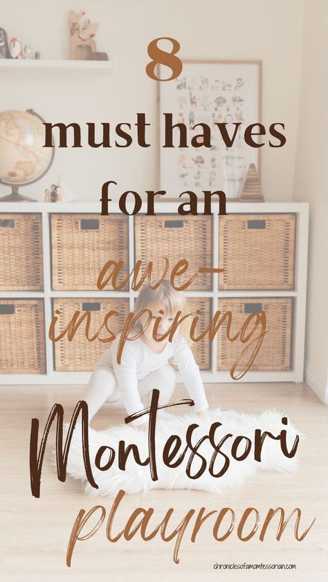 8 must haves for an awe-inspiring Montessori playroom #montessori #montessorihome Ikea, Diy, Montessori Toddler, Montessori, Toddler Montessori Bedroom, Toddler Playroom Organization, Toddler Playroom, Montessori Playroom, Toddler Play Rooms