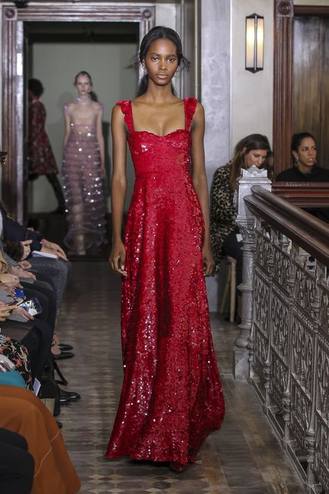 Valentino | Pre-Fall 2017 | Look 53 Catwalk, Red Carpet Dresses, Valentino, Fashion, Haute Couture, Couture, Valentino Gowns, Runway, Red Fashion