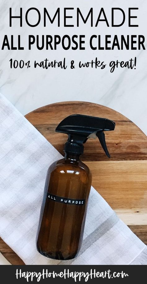 Looking to ditch your toxic cleaners? Try this natural all purpose cleaner. This is the best toxin free all purpose cleaner. And it only takes 5 minutes to make! #NaturalLiving #GreenCleaning #DIY Diy, Cleaning Recipes, Ideas, Cleaning Products, Natural Cleaners Diy, All Natural Cleaning Products, Natural Household Cleaner, Natural Cleaning Products, Natural Cleaning Solutions