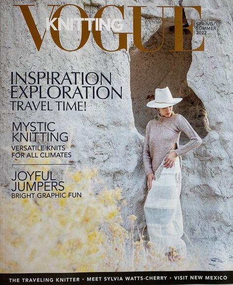 Book And Magazine, Vogue Spring, Vogue Knitting, Vogue Patterns, Knitting Magazine, Knitters, Knitting Books, Knit Outfit, Knittin