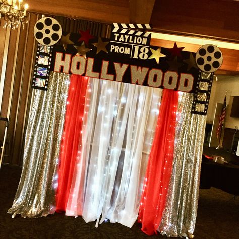Hollywood Theme Party Decorations, Hollywood Theme Prom Decoration, Hollywood Theme Decorations, Hollywood Party Backdrop, Hollywood Sweet 16 Theme, Hollywood Party Decorations, Hollywood Party Theme, Hollywood Theme Decor, Hollywood Party Diy