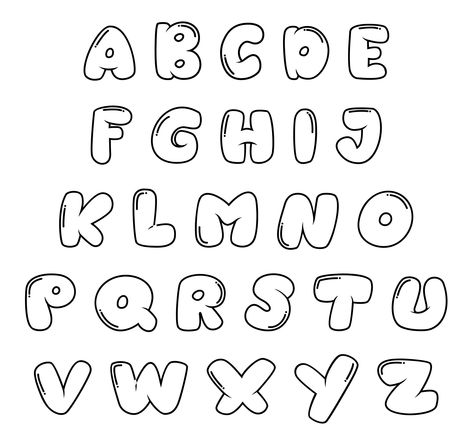 Bubble Letters Alphabet Alphabet Fonts, Alphabet, Alphabet Design, Fonts Alphabet, Lettering Alphabet Fonts, Lettering Alphabet, Cute Fonts Alphabet Bubble, Cute Fonts Alphabet, Bubble Letters Alphabet Cute