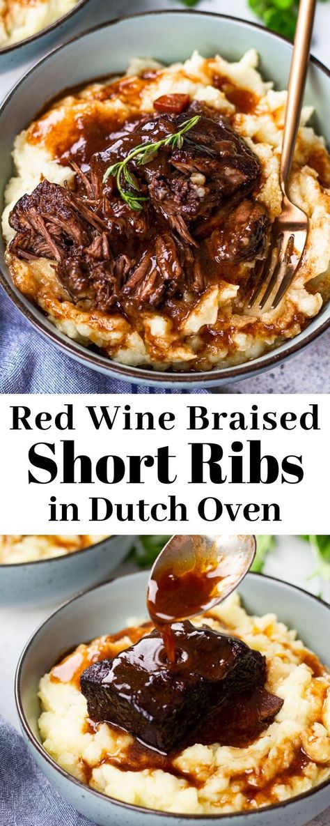 Dutch Oven Ribs, Slow Cooked Ribs, Beef Pasta Recipes, Beef Short Rib Recipes, Ground Beef Recipes Healthy, Ground Beef Dishes, Dinner Sandwiches, Braised Short Ribs, Crockpot Recipes Beef
