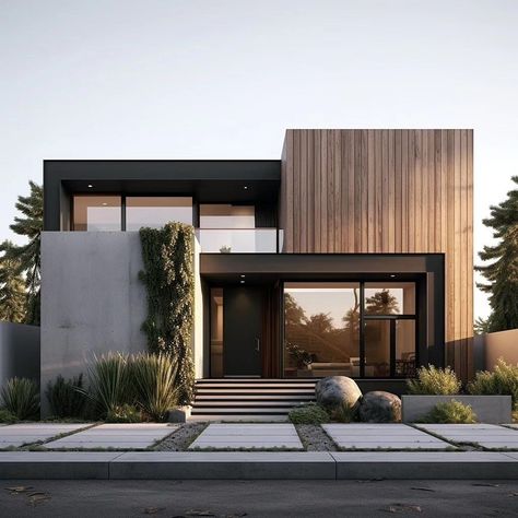 House Styles Exterior Design, Modern Interior, تصميم للمنزل العصري, تصميم داخلي, التصميم الخارجي للمنزل, Facade Design, Detail Arsitektur, Exterior Design, House Styles