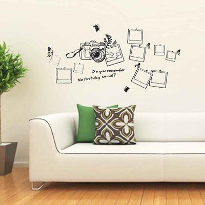 Home Décor, Photo Frame Wall, Frames On Wall, Arredamento, Wall Sticker Design, Creative Wall Painting, Room Decor, Case, Wall Design
