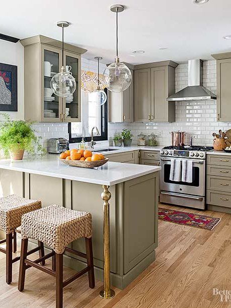 U Shaped Kitchen, Kitchen Remodel Before And After, Kitchen Remodel Small, Kitchen Makeover, Kitchen Remodel, Kitchen Remodel Idea, Kitchen Remodel Cost, Kitchen Remodel Layout, Kitchen Redo