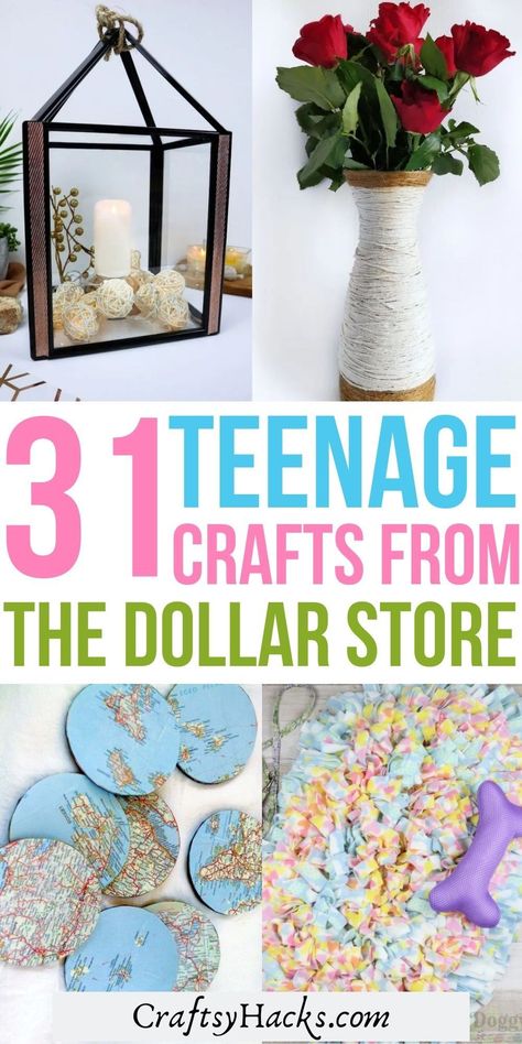 Crafting doesn't have to be crazy expensive when you save money by using Dollar store items to create more cool crafts. Try these amazing Dollar store crafts for teens and have more fun crafting with your friends and family. Friends, Pound Shop Crafts, Summer, Diy Crafts For Teens, Crafts For Teens To Make, Diy Crafts For Teen Girls, Diy Crafts For Adults, Diy Crafts For Girls, Dollar Tree Crafts