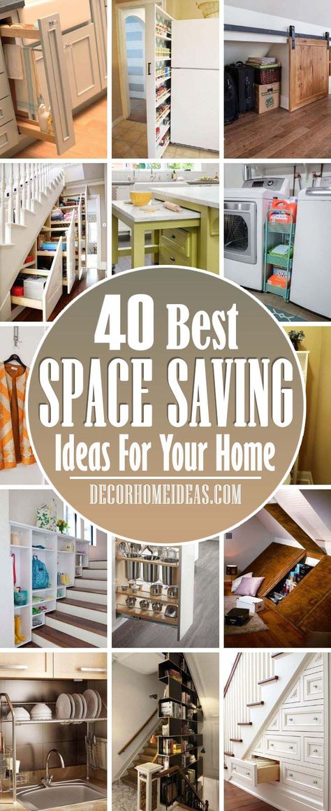 Best Space Saving Ideas Home, Storage Ideas, Layout, Design, Organisations, Organisation, Home Décor, Interior, Space Saving Ideas For Home