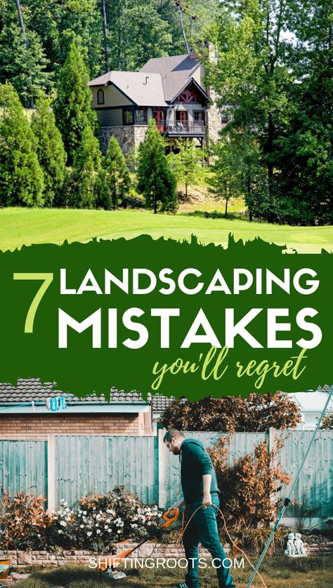 Want a low maintenance backyard?  then you'll want to avoid these 7 deadly landscaping sins when designing your flowerbeds, gardens and other plants around your home. #landscaping #lowmaintenance Marmaris, Low Maintenance Backyard, Design Backyard, Plans Architecture, Low Maintenance Landscaping, Large Backyard, Low Maintenance Garden, Outdoor Gardens Design, Backyard Makeover