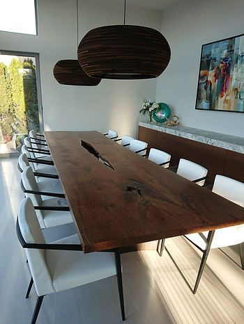 Walnut Side Tables, Wood Slab Table, Live Edge Wood, White Oak Coffee Table, Oak Coffee Table, Live Edge Wood Table, Wood Design, Maple Dining Table, Walnut Dining Table