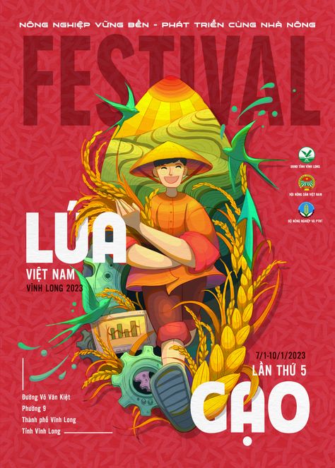 Design, Croquis, Vietnam, Ilustrasi, Desain Grafis, Flyer, Carnaval, Affiche Design, Vietnam Art
