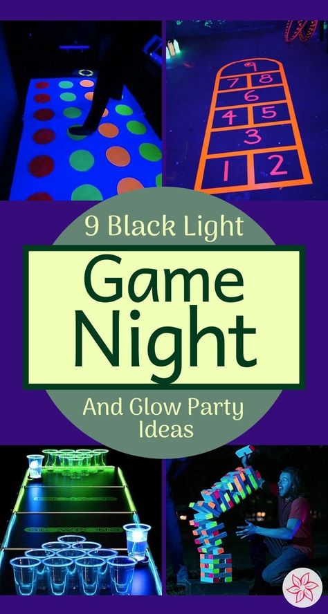 Glow Party, Glow, Glow Party Games, Glow Party Ideas For Adults, Glow In Dark Party, Glow Party Supplies, Black Light Party Ideas, Glow Party Decorations, Adult Glow Party