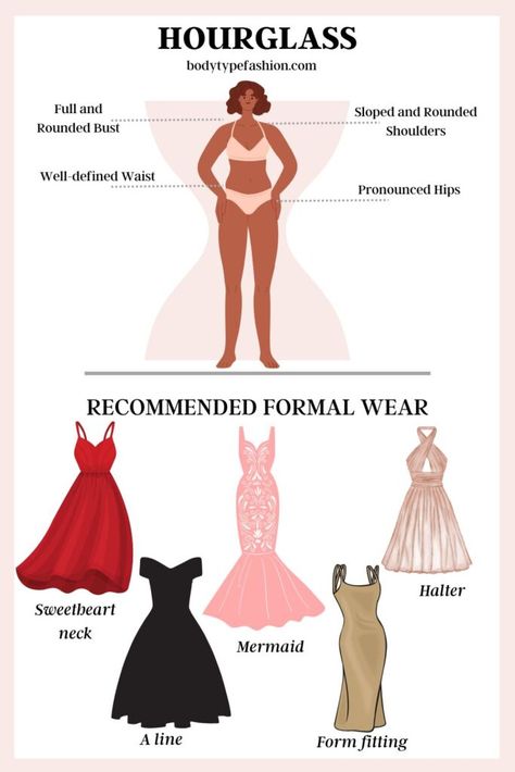 Embrace Your Curves Dressing, Casual Chic, Outfits, Casual, Dress For Body Shape, Dress Body Type, Types Of Dresses, Hourglass Dress, Best Formal Dresses