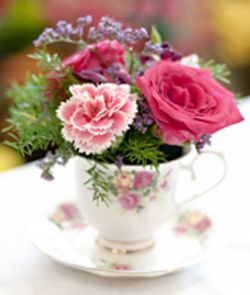 There are lots of ways to have cheap flower centerpieces at your wedding that will look gorgeous. Would also make adorable keepsakes. http://www.cheap-wedding-solutions.com/wedding-flower-centerpieces.html Floral, Beautiful Flowers, Pretty Flowers, Rose Tea Cup, Rose Tea, Love Flowers, Flower Arrangements, Rosas, Arrangement